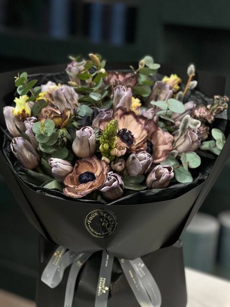 Bouquet Black Velor